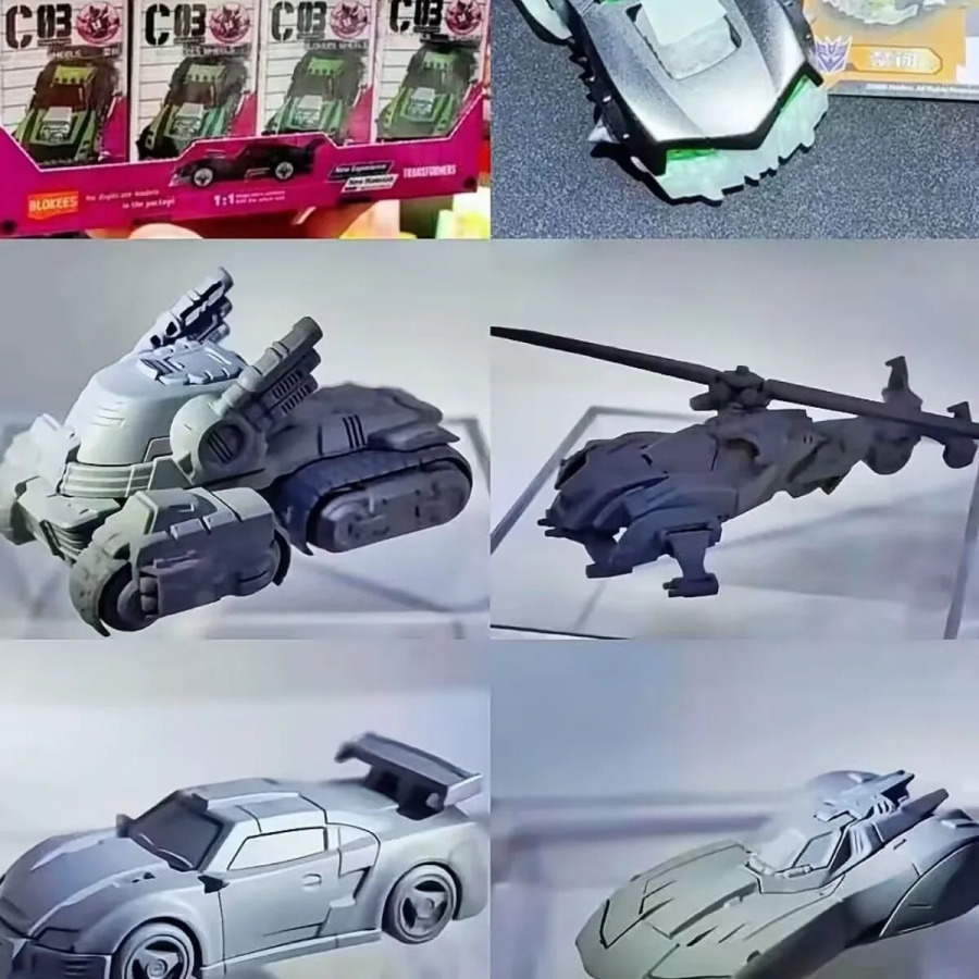 Transformers Blind Box C03 Blokees Wheels Collectible Car Model: Optimus Prime va Megatron Yangi raqamlar 1:64 Build Model Sovg'a