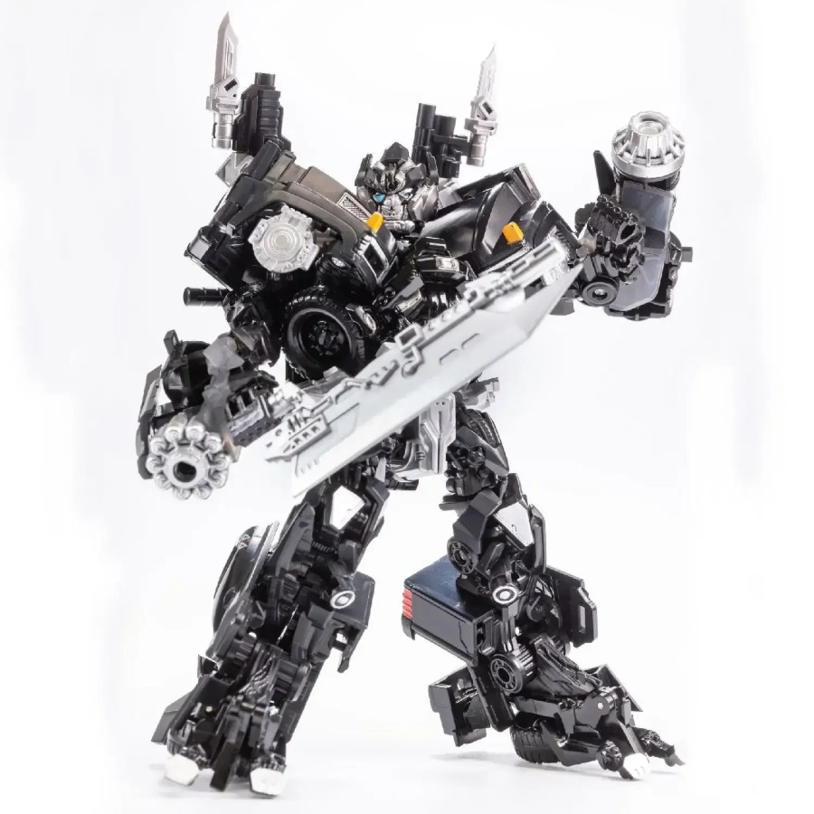 (Stokda) Transformatsiya BAIWEI TW1026 TW-1026 TW-1026B TW1026B Ironhide KO SS14 Weaponeer LS09 qotishma robot figurasi