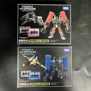 Transformator Masterpiece MP 15 16 KO Frenzy Buzzsaw Rumble Yaguar o'yinchoqlari Action figurali bolalar sovg'a o'yinchoqlari