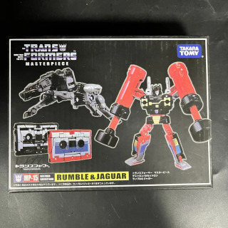 Transformator Masterpiece MP 15 16 KO Frenzy Buzzsaw Rumble Yaguar o'yinchoqlari Action figurali bolalar sovg'a o'yinchoqlari
