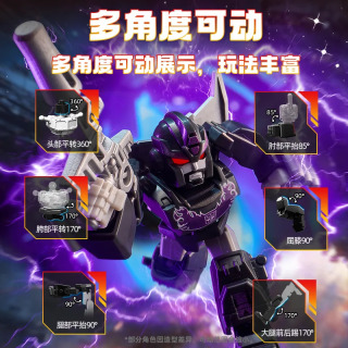 Transformers Blokees Defender figurasi - Grimlock Dinobots Starscream Optimus Prime yig'iladigan robot yig'ish figurasi