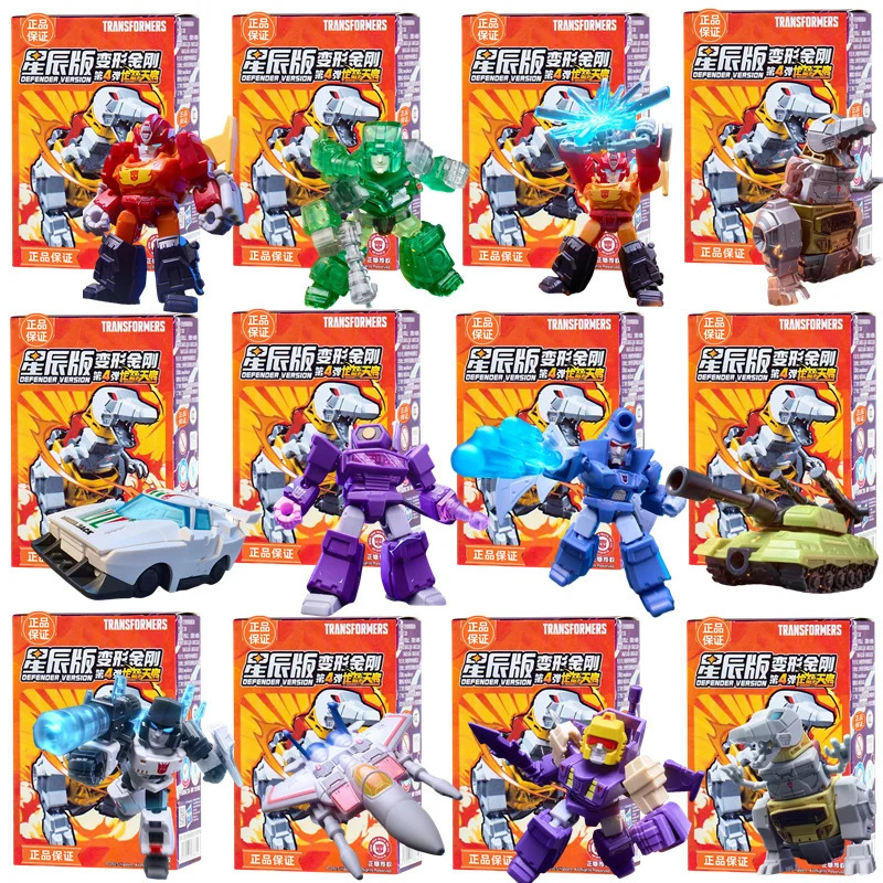 Transformers Blokees Defender figurasi - Grimlock Dinobots Starscream Optimus Prime yig'iladigan robot yig'ish figurasi