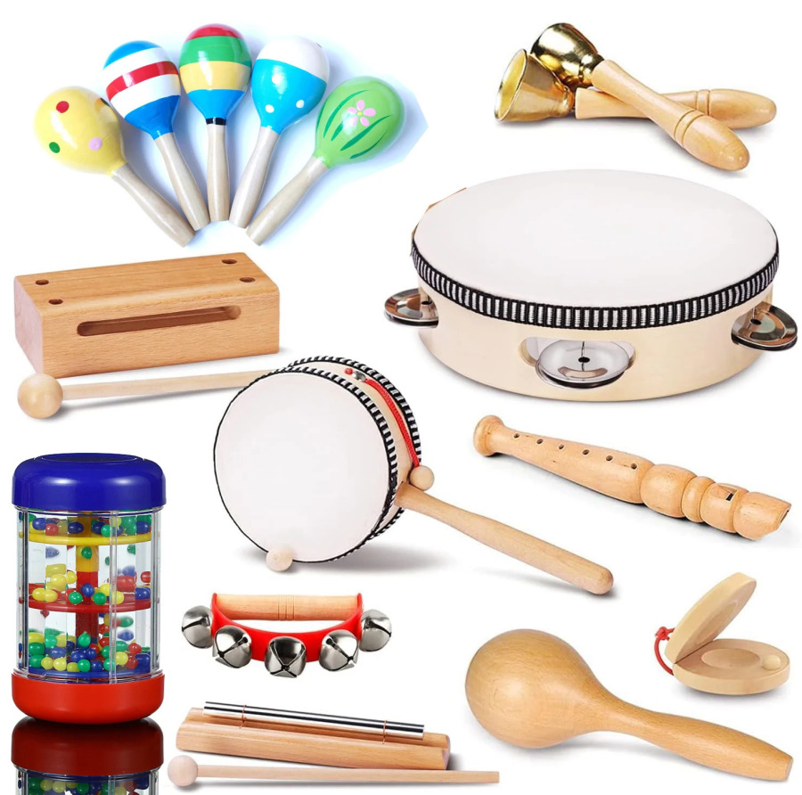 Chaqaloq musiqa asboblari Chaqaloq o'yinchoqlari 1 2 3 yoshli Montessori chaqaloq yomg'ir shang'irog'i Rainmaker musiqali sensorli o'yinchoqlar