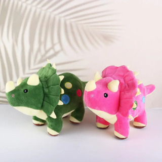 Triceratops Dinosaur to'ldirilgan o'yinchoq Bolalar uchun o'yinchoq Stegosaurus Dinozavr to'ldirilgan o'yinchoq Peluş dinozavr o'yinchoqlar Peluş dinozavr qo'g'irchoq to'ldirilgan hayvon