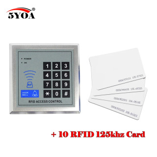 5YOA RFID система контроля доступа устройство машина безопасности бесконтактный входной дверной замок качество лавандовый