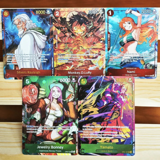 ONE PIECE OPCG folga o'yini anime savdo kartalari: Luffy/Nami/Silvers Rayleigh/Yamato/Bonni - O'yinchoqlar, sevimli mashg'ulotlar, kolleksiyalar