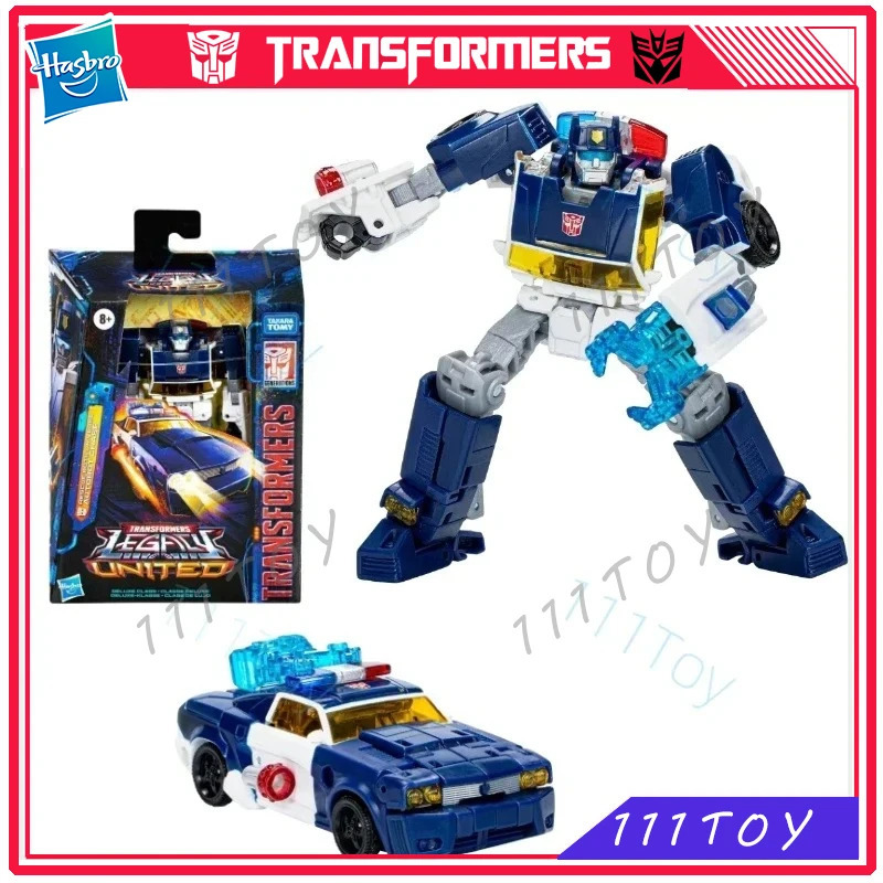 Stokda Hasbro Transformers klassik o'yinchoqlar Legacy United Deluxe Class Chase Action Figure Robot O'yinchoqlar To'plamli sovg'alar Xobbi