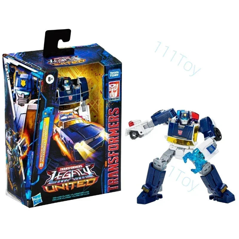 Stokda Hasbro Transformers klassik o'yinchoqlar Legacy United Deluxe Class Chase Action Figure Robot O'yinchoqlar To'plamli sovg'alar Xobbi
