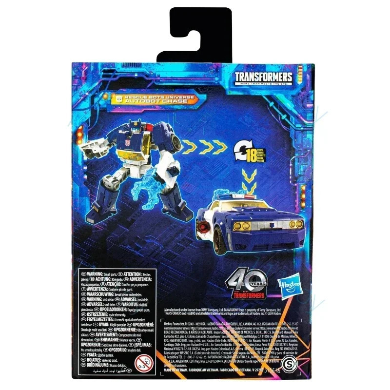 Stokda Hasbro Transformers klassik o'yinchoqlar Legacy United Deluxe Class Chase Action Figure Robot O'yinchoqlar To'plamli sovg'alar Xobbi