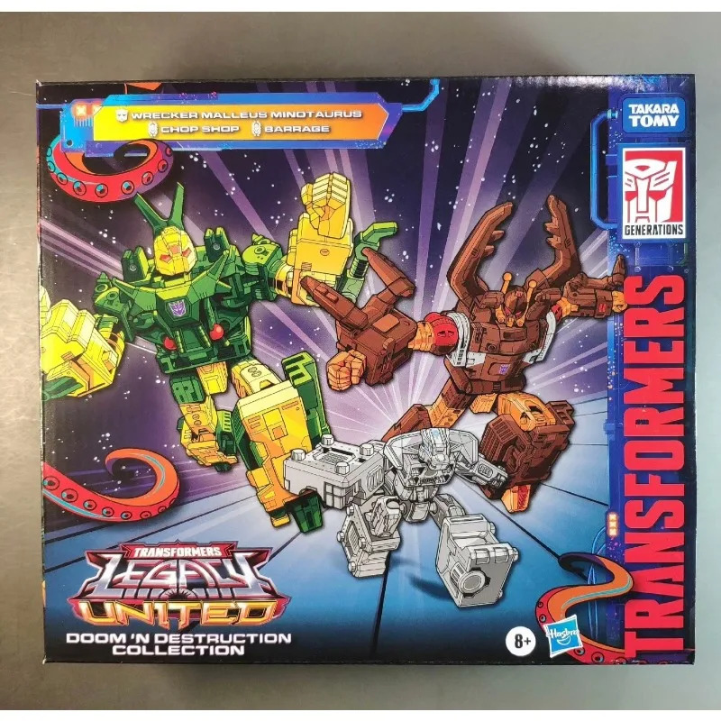 В наличии: Коллекционная фигурка-робот Hasbro Transformers Classic Toys Legacy United Minotaurus Chop Shop Barrage – идеальный подарок для хобби и коллекционирования