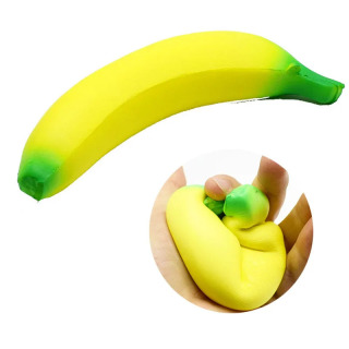 Антистрессовые игрушки-бананы, медленно растущие Jumbo, мягкая игрушка для сжимания фруктов, забавное средство для снятия стресса, антистресс, снижение давления, подарок