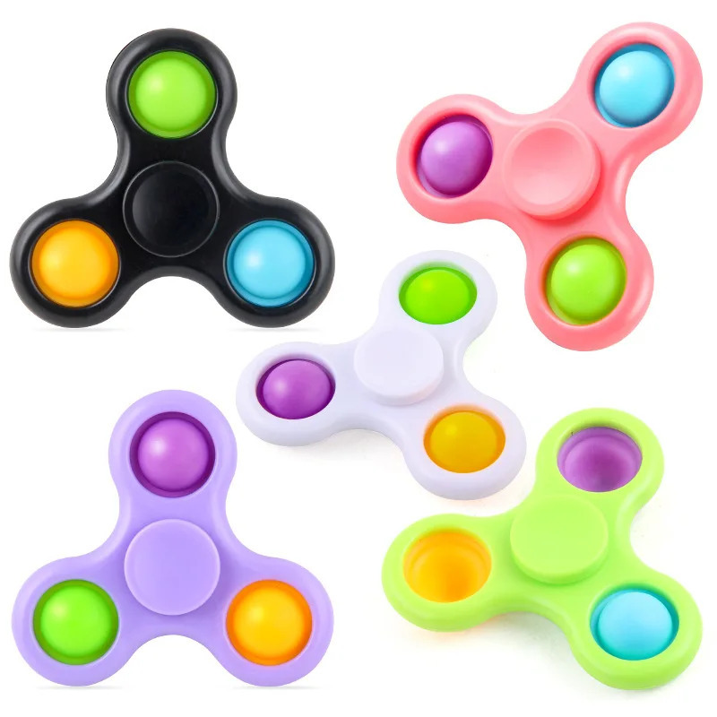 Anti Stress Fidget O'yinchoqlari Barmoq uchi Gyro Fidget Spinner Stressni bartaraf etuvchi o'yinchoqlar Kattalar Bolalar Dekompressiyasi Bolalar uchun sovg'alar