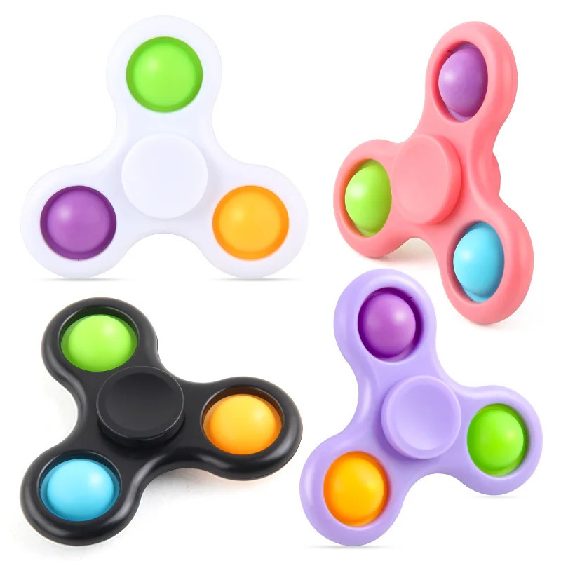 Anti Stress Fidget O'yinchoqlari Barmoq uchi Gyro Fidget Spinner Stressni bartaraf etuvchi o'yinchoqlar Kattalar Bolalar Dekompressiyasi Bolalar uchun sovg'alar
