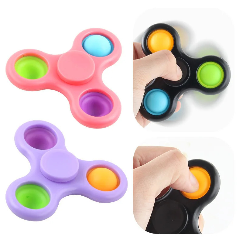 Anti Stress Fidget O'yinchoqlari Barmoq uchi Gyro Fidget Spinner Stressni bartaraf etuvchi o'yinchoqlar Kattalar Bolalar Dekompressiyasi Bolalar uchun sovg'alar