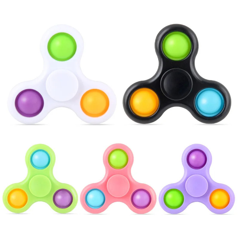 Anti Stress Fidget O'yinchoqlari Barmoq uchi Gyro Fidget Spinner Stressni bartaraf etuvchi o'yinchoqlar Kattalar Bolalar Dekompressiyasi Bolalar uchun sovg'alar