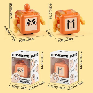 Bolalar uchun stressni bartaraf etuvchi robotlar Fidget o'yinchoqlari Sehrli kub antistress qo'lda kattalar uchun autizm uchun sovg'alar vaqtni yo'q qilish uchun ajoyib Fidget bloklari