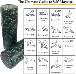 30/45 sm yoga rolikli to'plami yuqori zichlikli EPP ko'pikli massaj to'pi to'plami yeryong'oq shakli Pilates tana mashqlari gimnastika zali o'z-o'zidan miofasiyal davolash vositasi