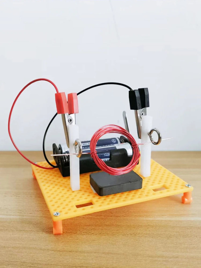 Elektromagnit texnologiyasi STEM gadjeti bolalar uchun ilmiy o'yinchoqlar Motor modeli fizika bo'yicha bolalar uchun o'quv o'yinchoqlari