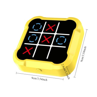 Elektron Tic Tac Toe shaxmat taxtasi Ko'p funktsiyali bolalar ta'lim strategiyasi o'yinchoqlari interaktiv miya o'yini Ota-bola uchun qiziqarli