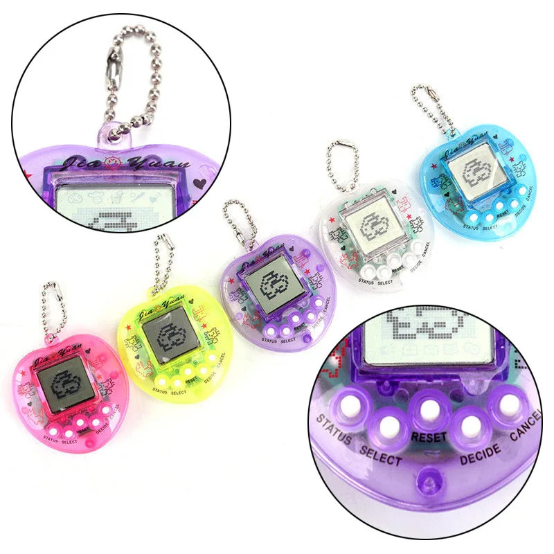 Электронная игра для домашних животных Tamagotchi, оригинальные 168 домашних животных в одном, виртуальный интернет-питомец, электронные игрушки, забавные подарки для детей, Пиксельная игра для домашних животных