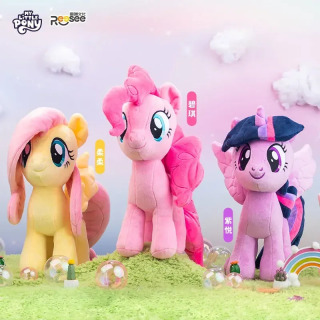 Новые плюшевые игрушки My Little Pony Twilight Sparkle Pinkie Pie Rarity Fluttershy Applejack Rainbow Dash, мягкая кукла, детский рождественский подарок
