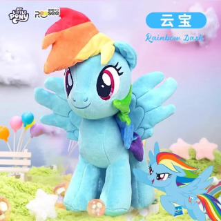Новые плюшевые игрушки My Little Pony Twilight Sparkle Pinkie Pie Rarity Fluttershy Applejack Rainbow Dash, мягкая кукла, детский рождественский подарок