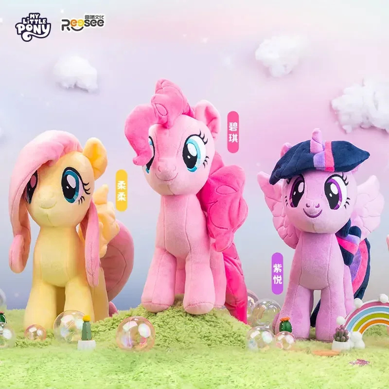 Новые плюшевые игрушки My Little Pony Twilight Sparkle Pinkie Pie Rarity Fluttershy Applejack Rainbow Dash, мягкая кукла, детский рождественский подарок