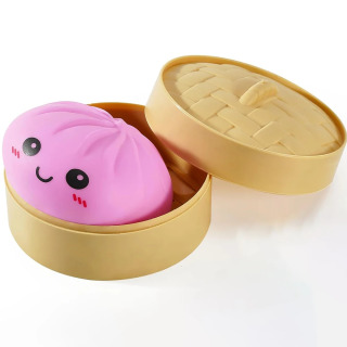 Dumpling squishies o'yinchoqlari Rangli dumpli squishies bilan ulkan ajablantiradigan quti Stressga qarshi chuchvara to'plari Rojdestvo/Yangi yil sovg'alari uchun o'yinchoqlar