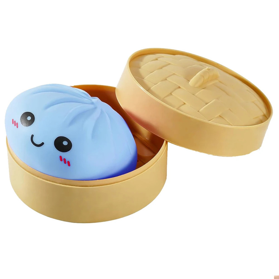Dumpling squishies o'yinchoqlari Rangli dumpli squishies bilan ulkan ajablantiradigan quti Stressga qarshi chuchvara to'plari Rojdestvo/Yangi yil sovg'alari uchun o'yinchoqlar