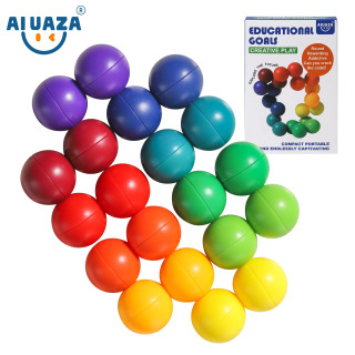 AIUAZA аутистические детские сенсорные игрушки, игрушки для снятия стресса в путешествиях, тихие игрушки с радужным шариком, креативные игрушки для пальцев