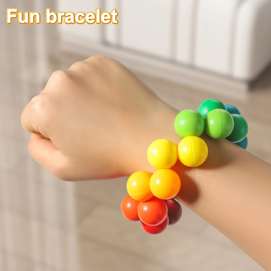 AIUAZA аутистические детские сенсорные игрушки, игрушки для снятия стресса в путешествиях, тихие игрушки с радужным шариком, креативные игрушки для пальцев