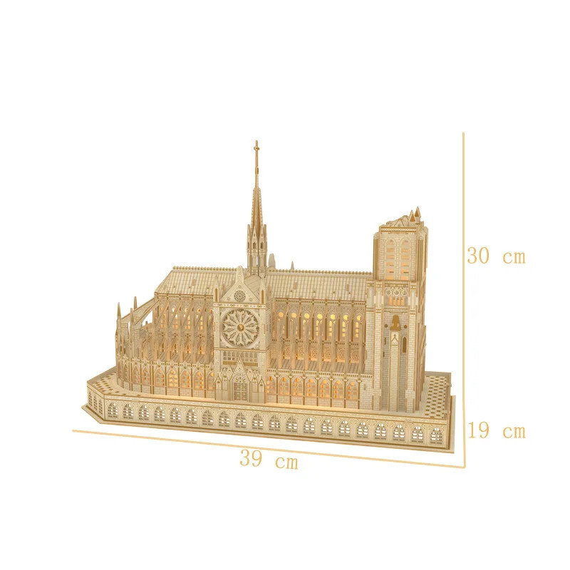 Dunyoga mashhur yogʻochdan yasalgan 3D Notr-Dam sobori boshqotirmasi geografiyani oʻrgatishda yordam beradi