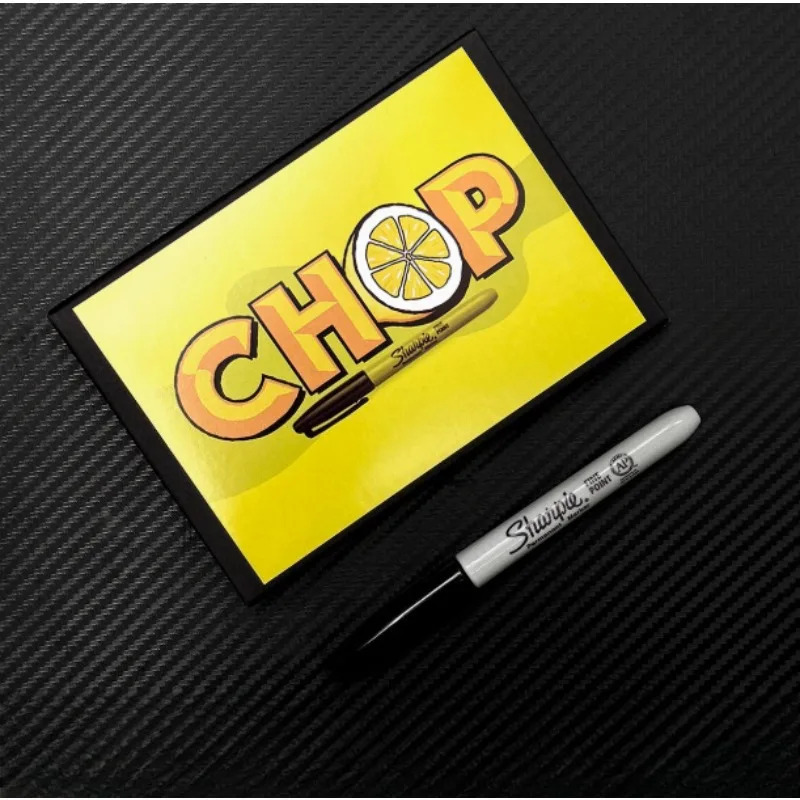 Chop Magic Trick by Craig Petty Close Up Mentalism Trick Illusion rekvizitlari Chop Magicians uchun qiziqarli Magia o'yinlari