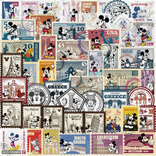 50 dona. Disney Retro Mikki shtamplari Multfilm stikerlari Bolalar o'yinchoqlari uchun kulgili graffiti stikerlari