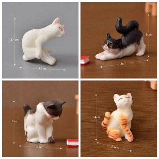 Поделки DIY модель животного детские игрушки кукольный домик маленькая статуя микро пейзаж миниатюрные фигурки домашний декор сказочный сад орнамент