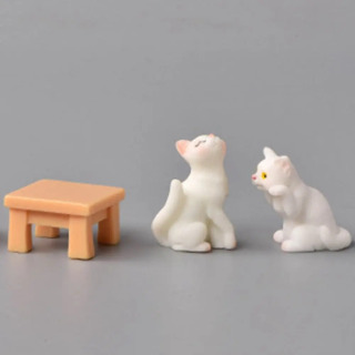 Поделки DIY модель животного детские игрушки кукольный домик маленькая статуя микро пейзаж миниатюрные фигурки домашний декор сказочный сад орнамент