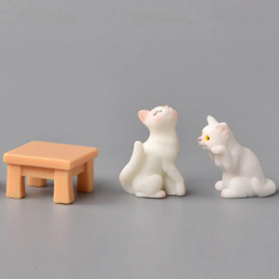 Поделки DIY модель животного детские игрушки кукольный домик маленькая статуя микро пейзаж миниатюрные фигурки домашний декор сказочный сад орнамент