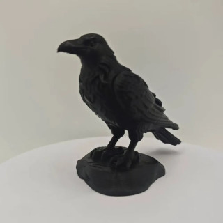 Готическая статуэтка ворона, 3D-печатная модель, имитация ворона, декор для дома, украшение в виде птицы, сувенир для фермы