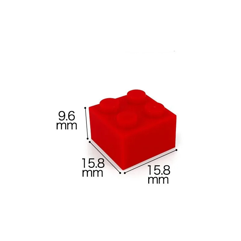 Строительные блоки-конструктор 2x2 точки, 100 г, 79 шт., детские игрушки для сборки, совместимые с Лего, оригинальный подарок для детей