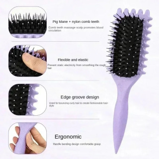 Erkaklar va ayollar uchun soch turmagi uchun taroq. Plastik sartaroshlik vositasi