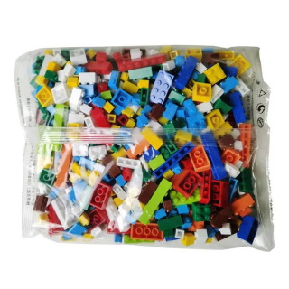 Lego bilan mos keladigan 1000 ta ijodiy qurilish bloklari toʻplami bolalar uchun oʻquv oʻyinchoqlari СЕРЫЙ