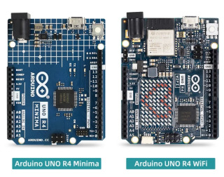 Популярный оригинальный стартовый набор Arduino UNO R3/R4 Minima/WiFi для Интернета вещей с учебными пособиями по программированию