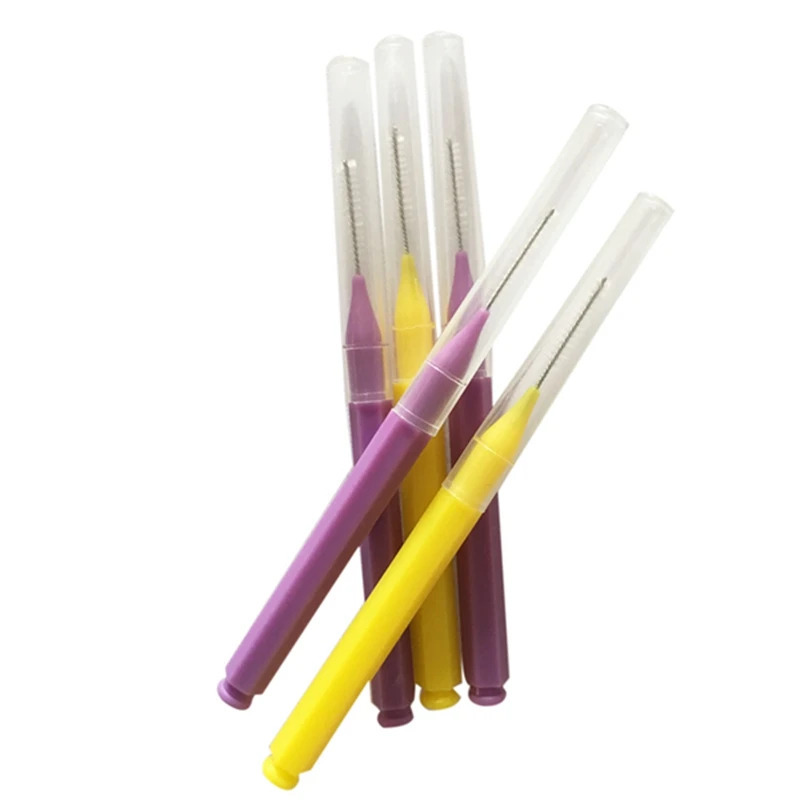AA20-8Pcs/Set Tooth Floss Oral Hygiene  Floss Soft Interdental Brush Toothpick Healthy For Teeth Cleaning Oral Care