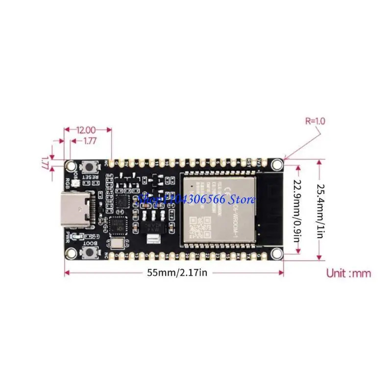 Sanoat avtomatlashtirish va DIY loyihalari uchun 02DD ESP32-C6-DEV-KIT-N8FEATURE RICH taxtasi