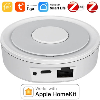 Tuya Smart ZigBee Wireless/Simed Gateway Hub Bridge Masofaviy Wi-Fi aloqa qurilmalari Markaziy boshqaruv xosti Smart Life ilovasi bilan ishlaydi БЕЛЫЙ