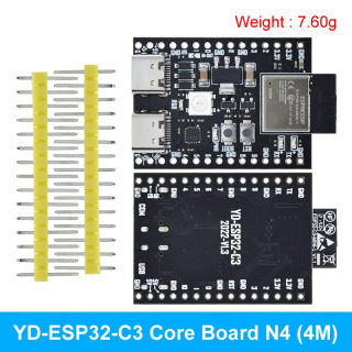 ESP32 / ESP32-C3 WiFi + Bluetooth 5,0 Интернет вещей, двойная плата разработки Type-C, основная плата ESP32-C3-DevKitM-1 для Arduino Хаки