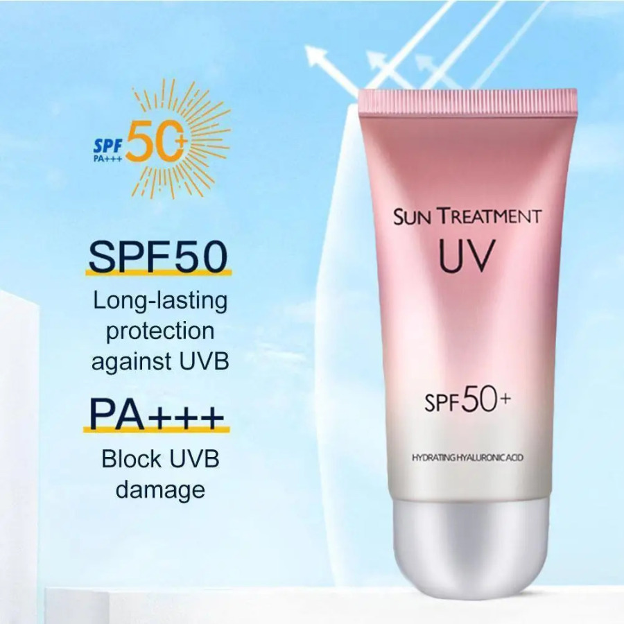Yuz tanasi quyosh kremi SPF 50+ Quyoshdan oqartiruvchi Quyoshdan himoyalovchi terini parvarishlash Qarishga qarshi himoyalovchi nemlendirici yog'li teri uchun K9W3