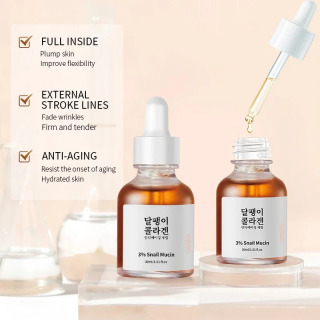 Salyangoz propolis kollagen mohiyati Koreya terini mustahkamlovchi nozik chiziqlarni ko'taruvchi oziqlantiruvchi silliq namlovchi yuz mohiyati