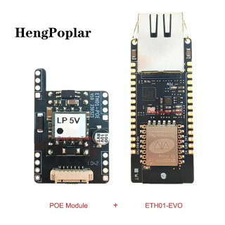 Обновленный WT32-ETH01-EVO с просветляющим дисплеем POE Модуль ESP32-C3 WIFI Bluetooth Ethernet 3 в 1, шлюз Интернета вещей Хаки