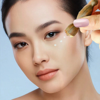 Sandalwood yuz massaj vositalari Gua Sha massaj tayoqlari yuz terisini parvarish qilish Lotus pod massaji yuz fizioterapiya vositasi